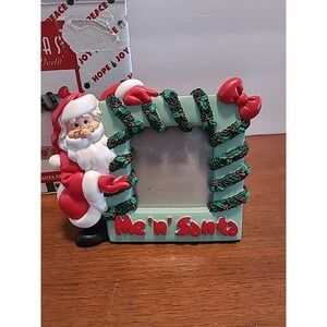 House Of Lloyd Christmas Around The World Me N Santa Holiday Photo Frame 1998